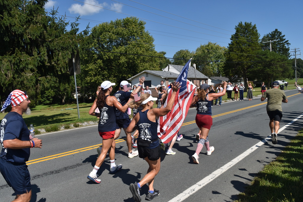 FHS participates in The Great American Relay in honor of 9/11! 
