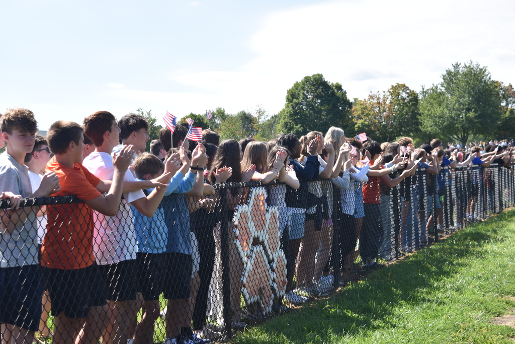 FHS participates in The Great American Relay in honor of 9/11! 