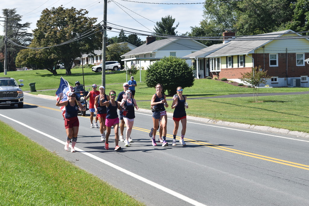 FHS participates in The Great American Relay in honor of 9/11! 