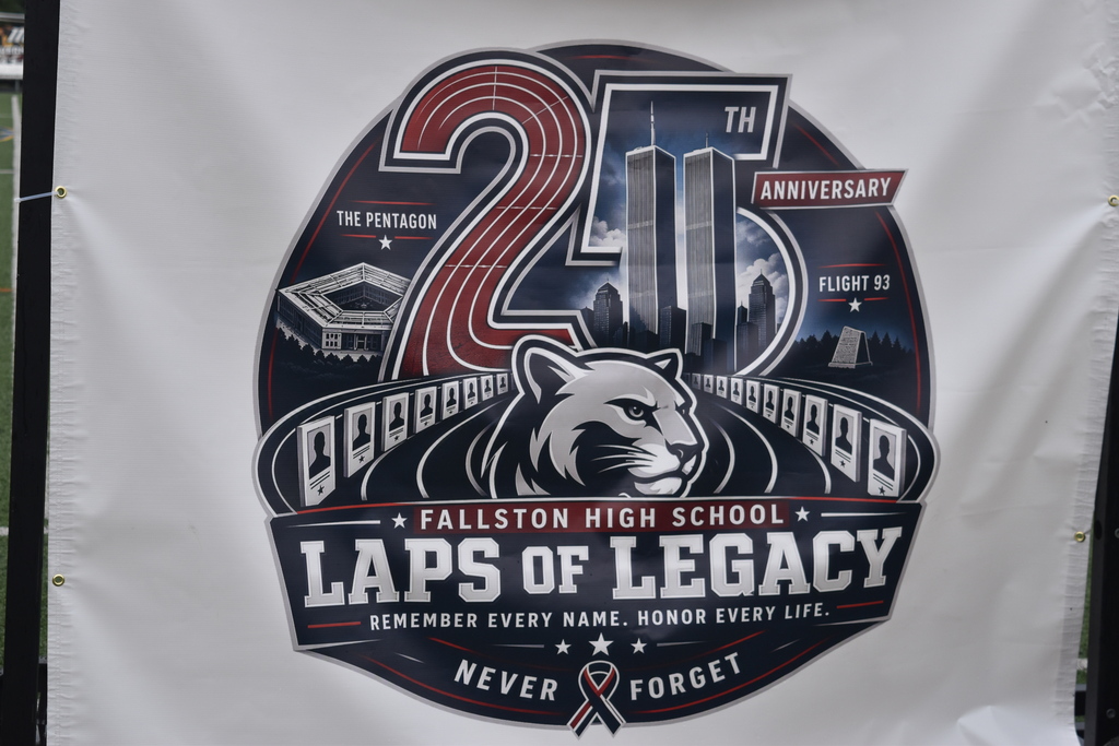 Students participating in the Laps of Legacy event at FHS!