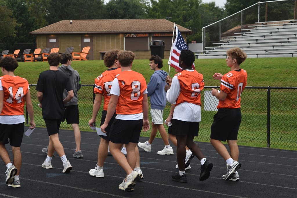 Students participating in the Laps of Legacy event at FHS!