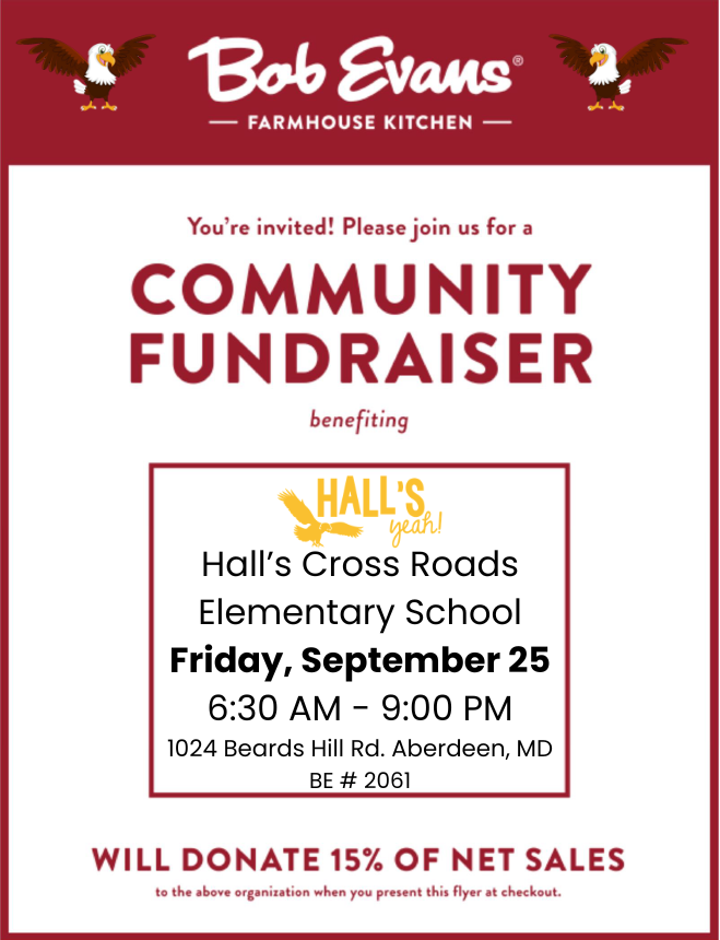 Bob Evans fundraiser September 25