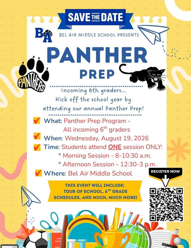 BAMS Panther Prep Event 2026 Flyer Image