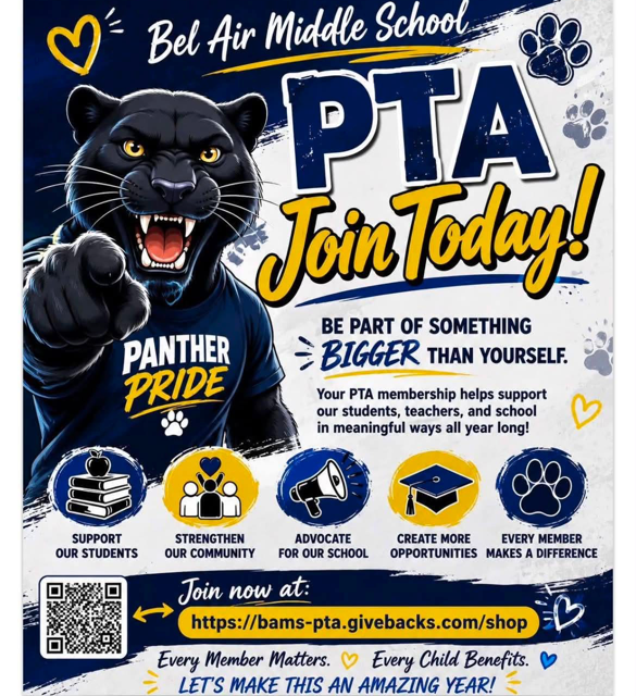 BAMS PTA Join Today Flyer Image