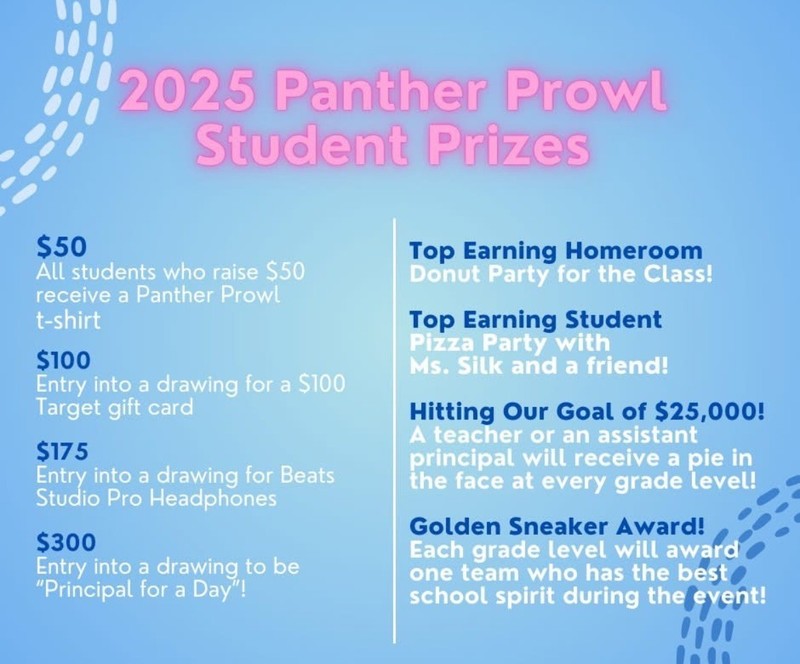 2025 Panther Prowl Student Prizes Image