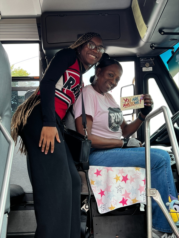 M with bus Driver