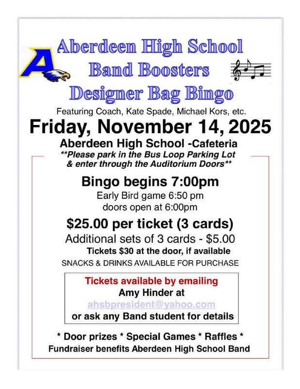 ABHS Bag Bingo