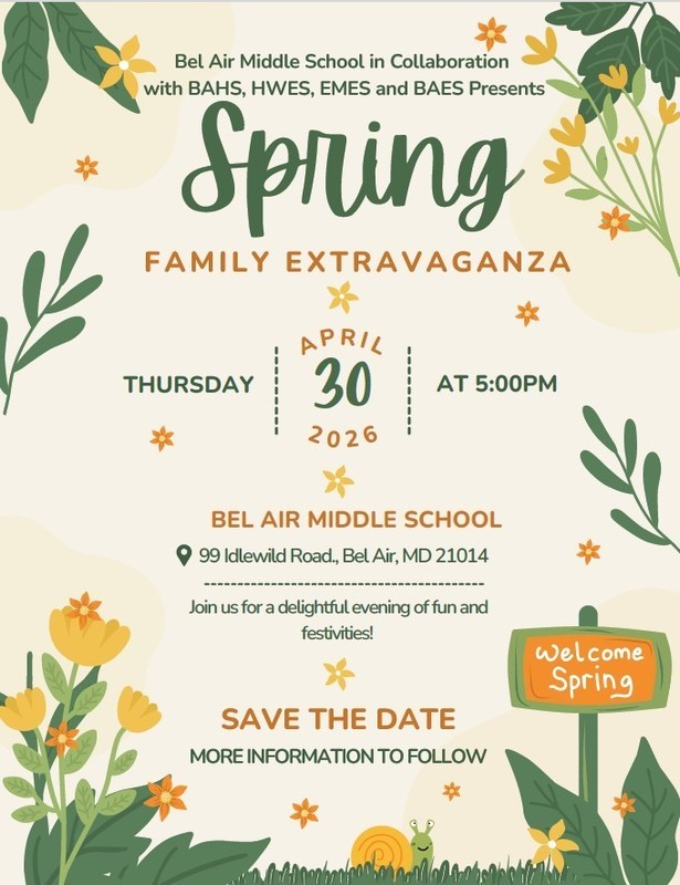 Spring Family Extravaganza Save the Date Flyer