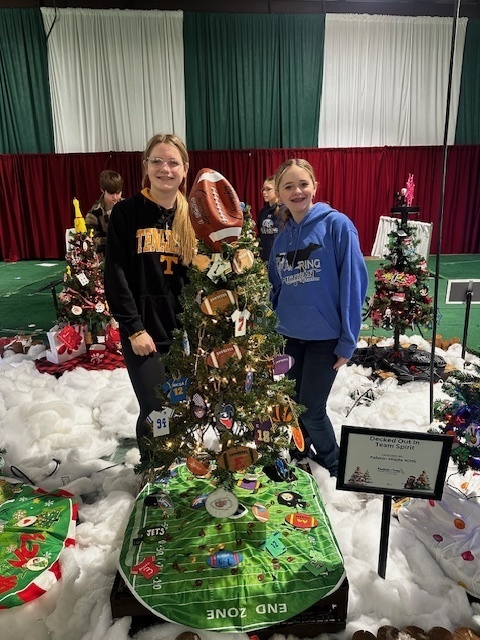 Decked out in Team Spirit Tree