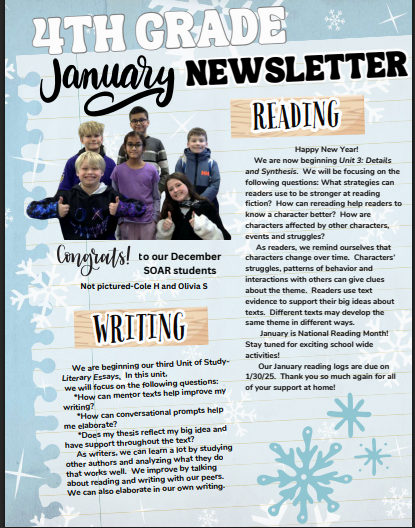 4th grade news page 1