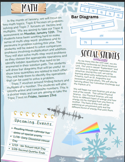 4th grade news page 2