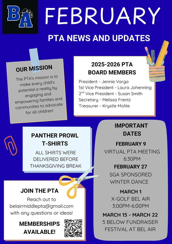 PTA News and Updates - February Edition