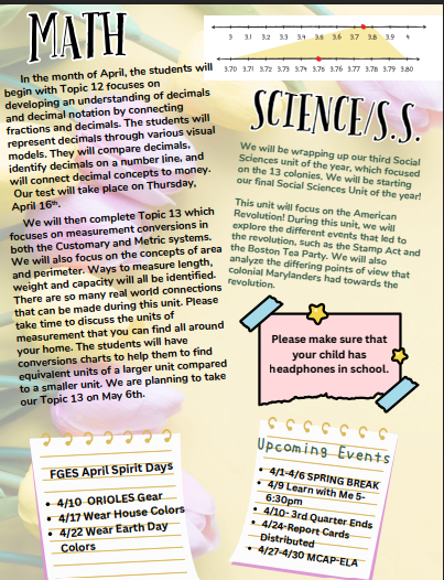 4th grade news