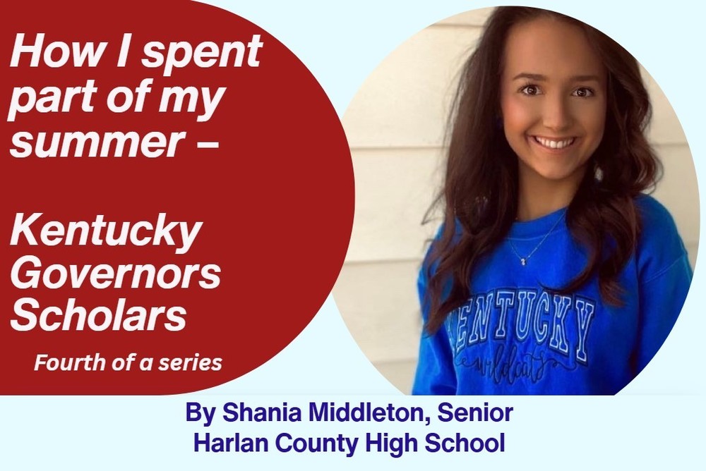 Shania Middleton took part in the Kentucky Governor's Scholars Program on the campus of Centre College in Danville.