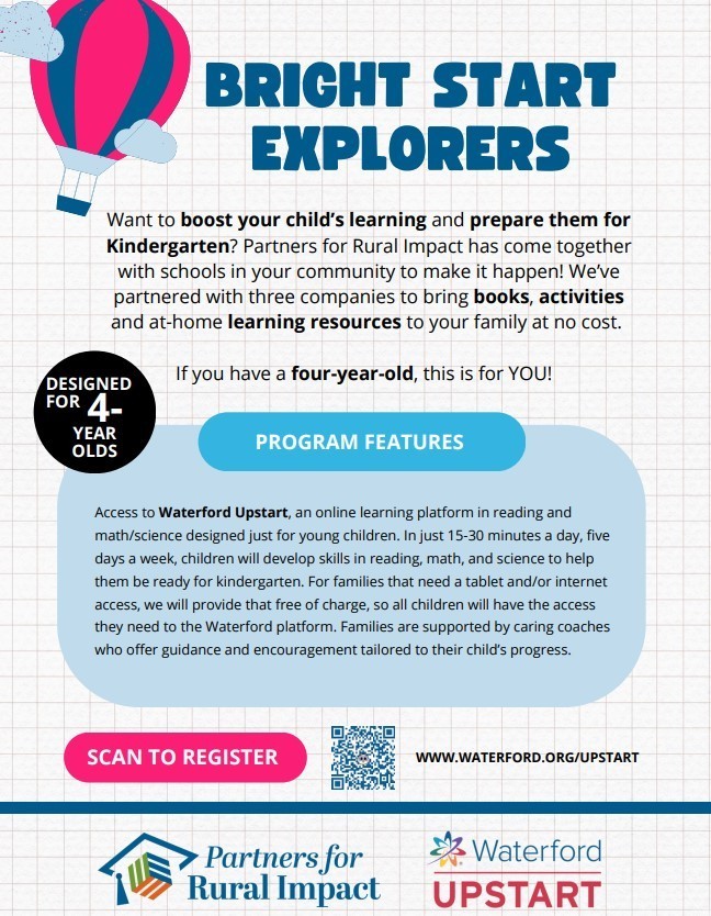 Bright Start Explorers available to help prepare 4-year-olds for kindergarten in Harlan County Public Schools.