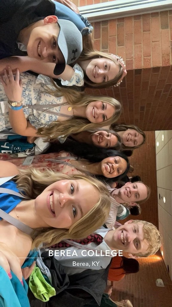 Addison is shown with some of her peers at the KY HOBY Leadership Summit at Berea College earlier this summer. 