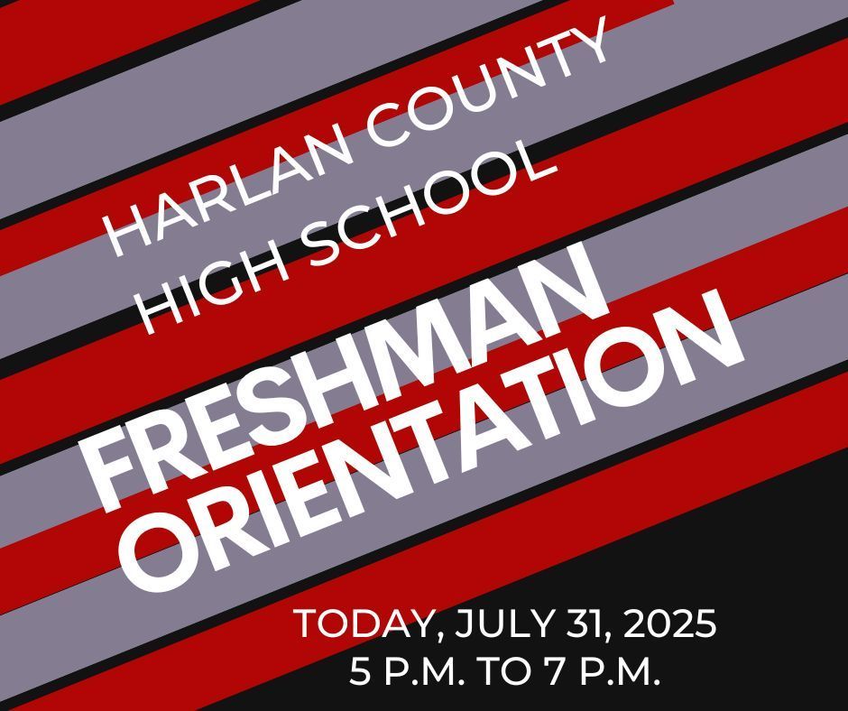 Freshman orientation slated at Harlan County High School 