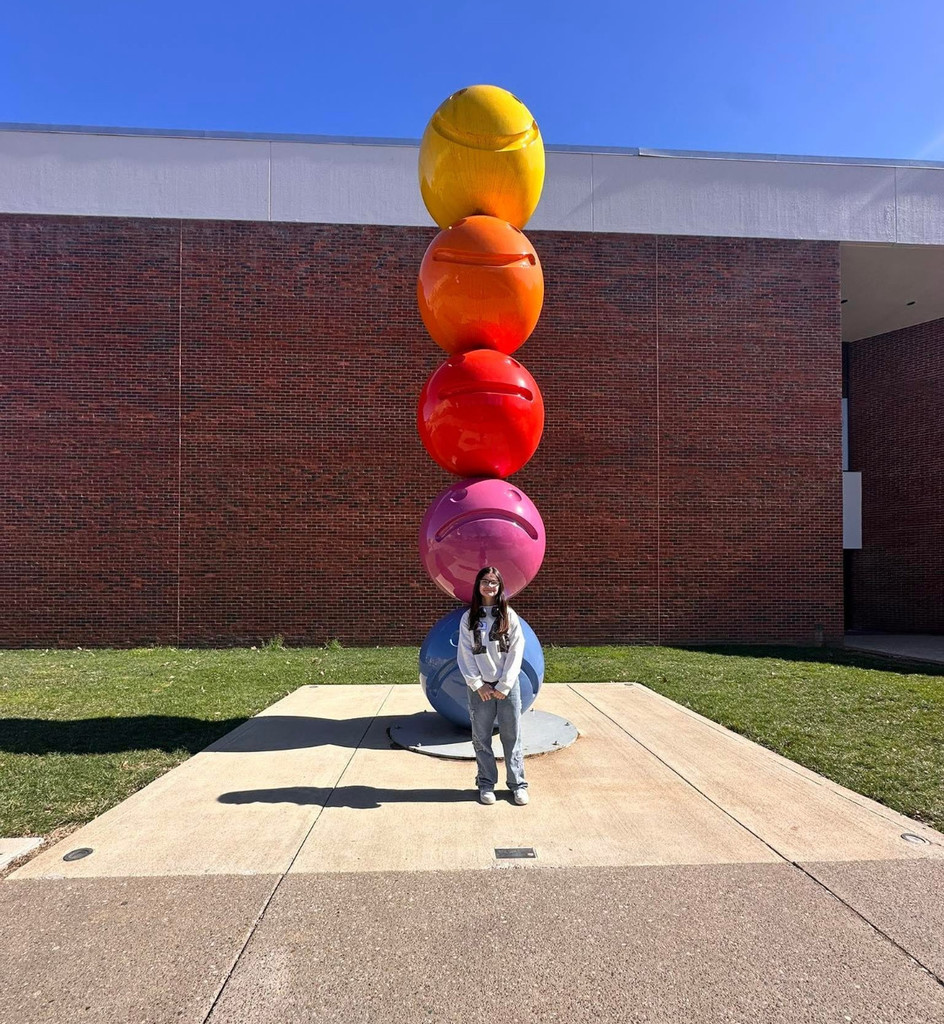 Bailey Dunn is shown outside the Singletary Center for the Arts on the University of Kentucky campus during the Governor's School for the Arts. 