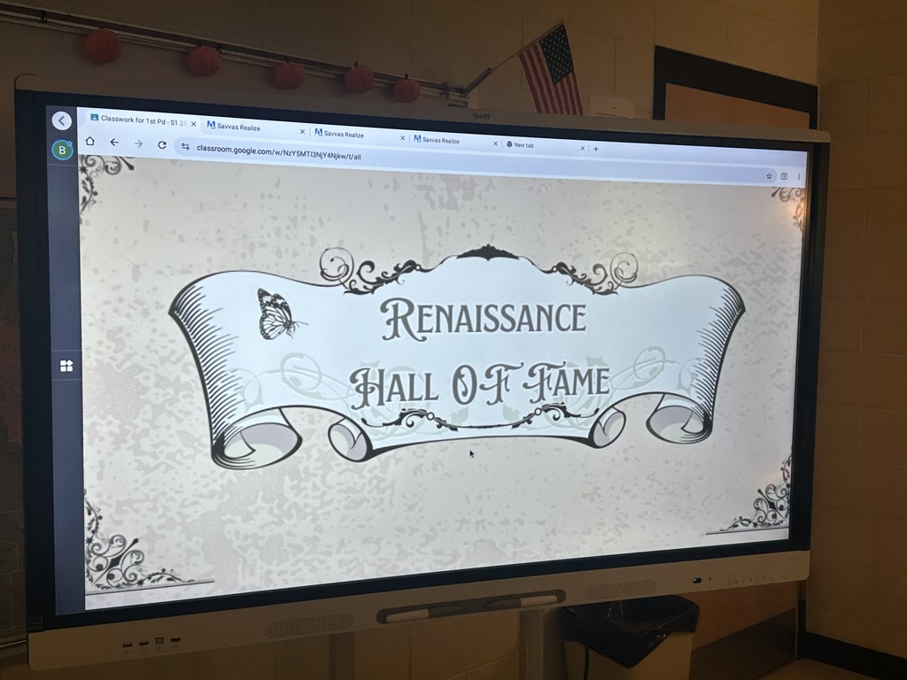 "Renaissance Hall of Fame". HCHS World History