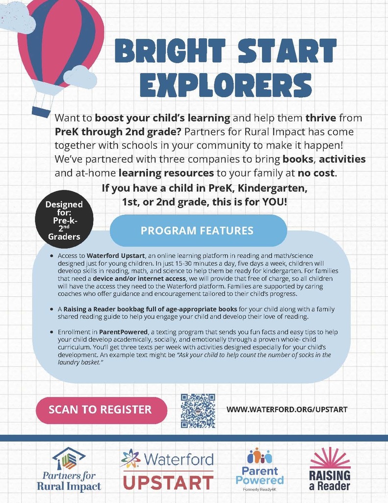 Bright Start Explorers Flyer