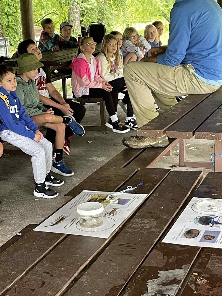 4th grade 4-H Environmental Day at Martins Fork Lake.