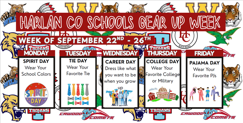 Gear Up Week  Sept. 22nd - 26th