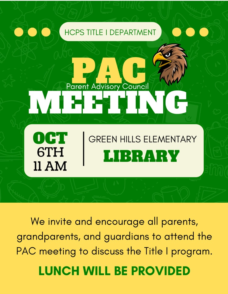 Parent Advisory Council Meeting 