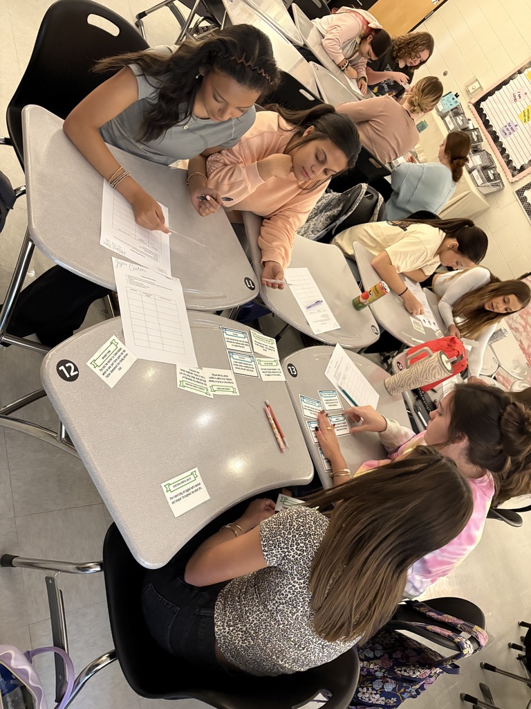 Pieces of Poe  Mrs. Mitchell's sophomore English classes examined author Edgar Allan Poe's perspective by matching his personal experiences and life events with the different stories and poems he wrote and reflecting on the connections they made. 