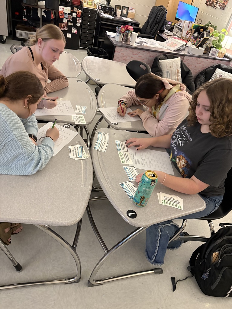 Pieces of Poe  Mrs. Mitchell's sophomore English classes examined author Edgar Allan Poe's perspective by matching his personal experiences and life events with the different stories and poems he wrote and reflecting on the connections they made. 