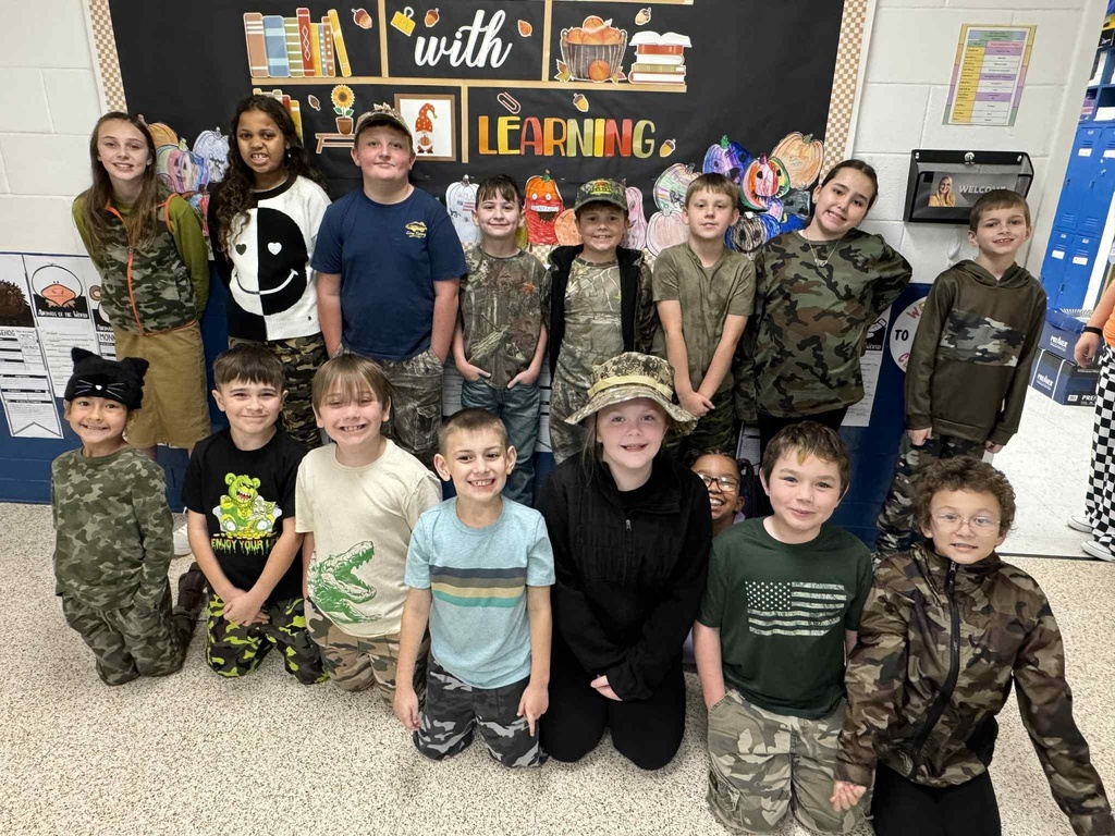 Tuesday, October 28th-Camo Day-Drugs can’t find me! Pictures