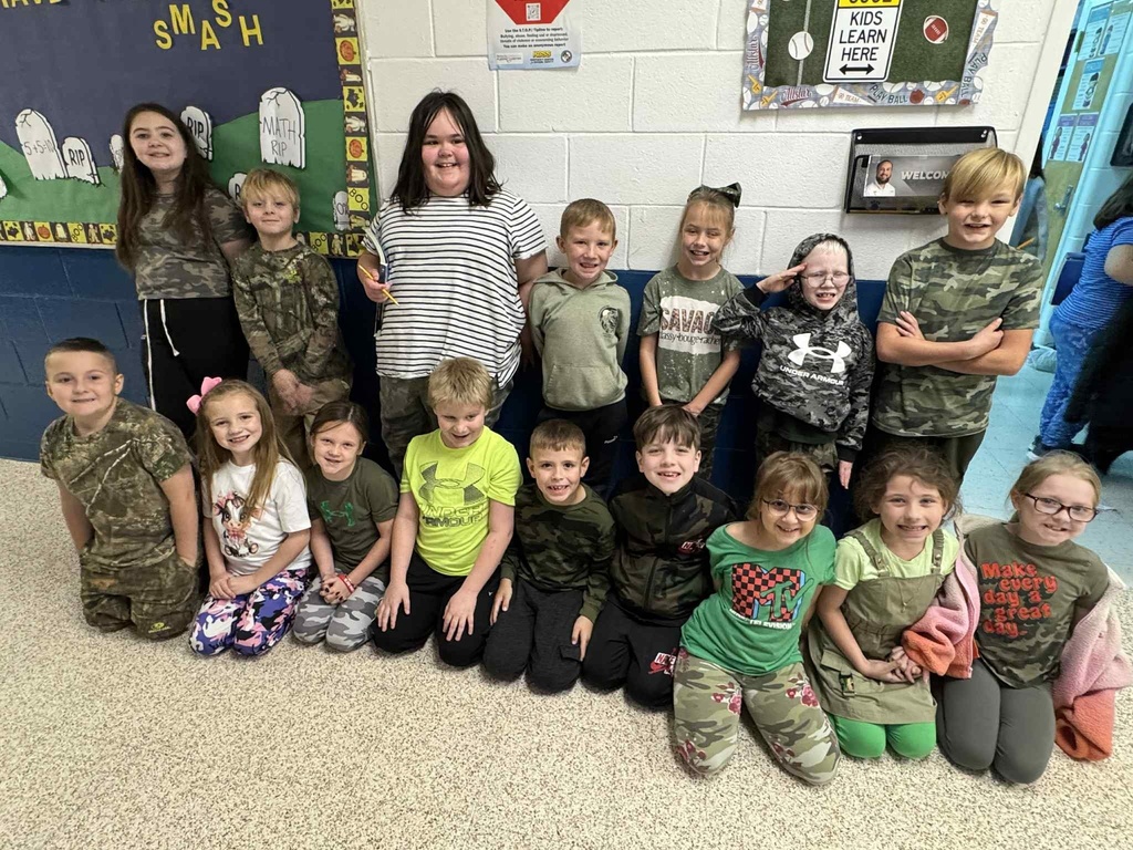 Tuesday, October 28th-Camo Day-Drugs can’t find me! Pictures