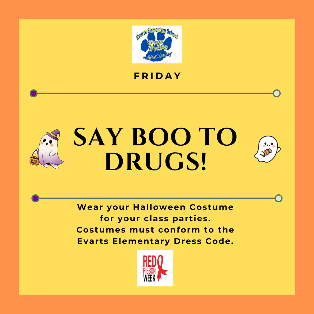 Friday-Say Boo to Drugs!