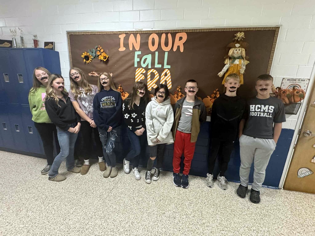 Thursday, October 30-WE MUSTACHE YOU NOT TO DO DRUGS!