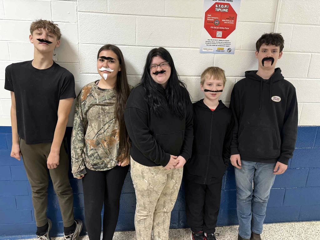 Thursday, October 30-WE MUSTACHE YOU NOT TO DO DRUGS!