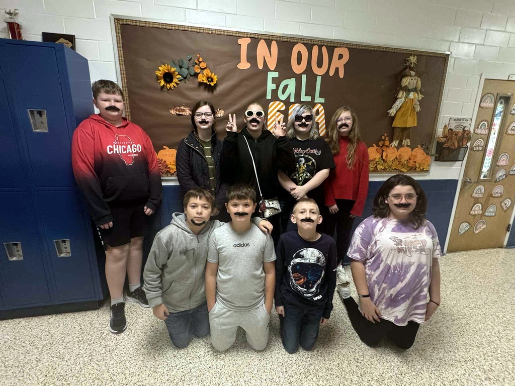 Thursday, October 30-WE MUSTACHE YOU NOT TO DO DRUGS!