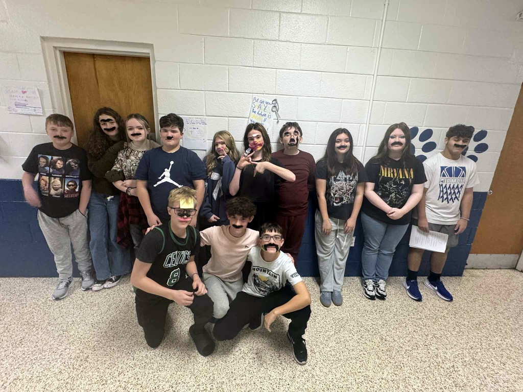 Thursday, October 30-WE MUSTACHE YOU NOT TO DO DRUGS!