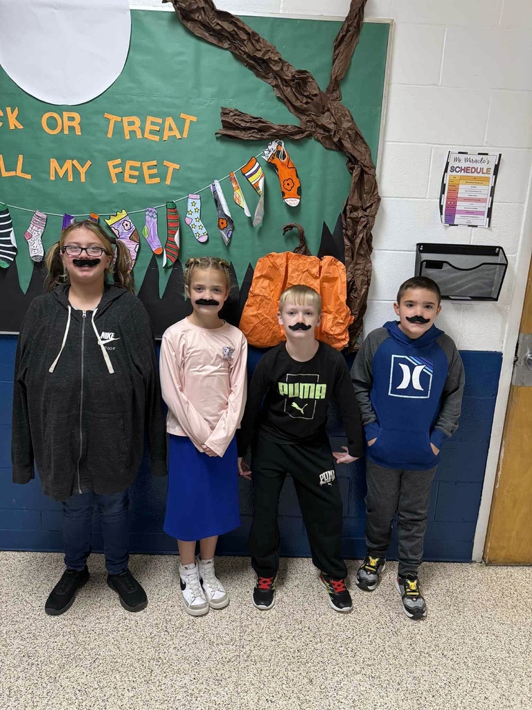Thursday, October 30th-WE MUSTACHE YOU NOT TO DO DRUGS! Pics