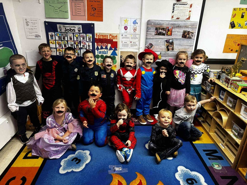 Thursday, October 30th-WE MUSTACHE YOU NOT TO DO DRUGS! Pics