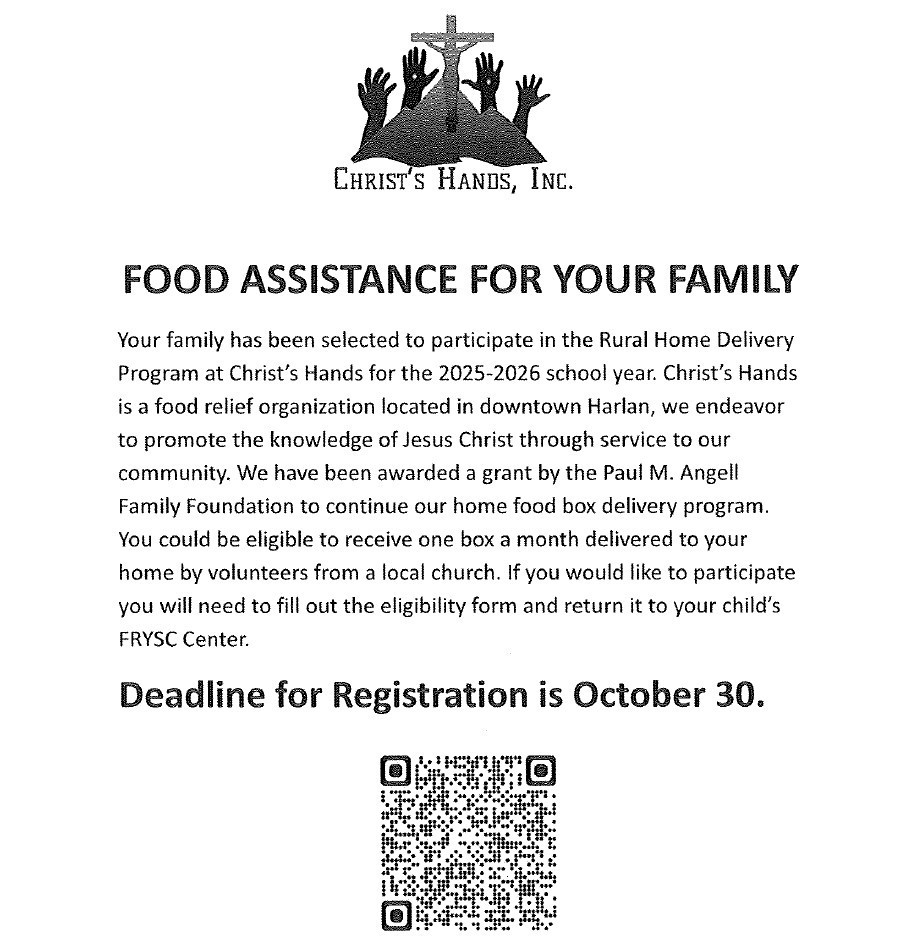 Food Assistance Available
