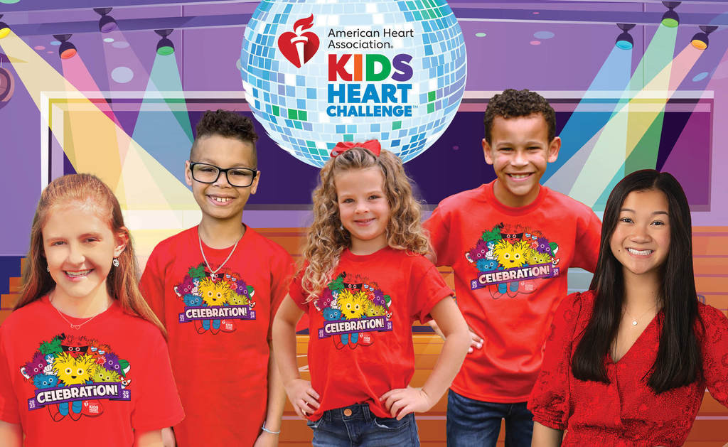 kids heart challenge, celebration, disco ball