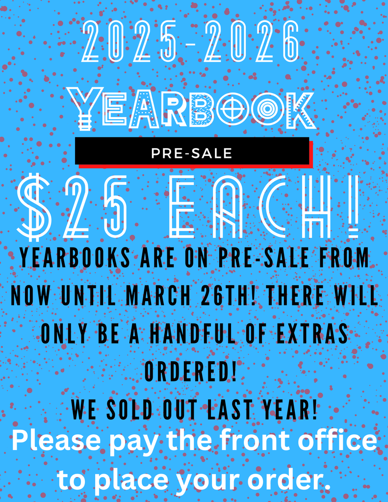 Pre-sale yearbooks