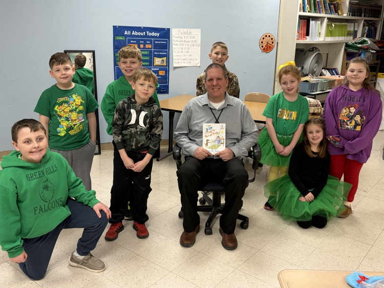 Thank you to our special guest readers Mr. Nicely, Mr. Belcher, and Mr. Howard for helping us celebrate Read Across America Week by sharing the joy of reading with our PreK–4th grade students!