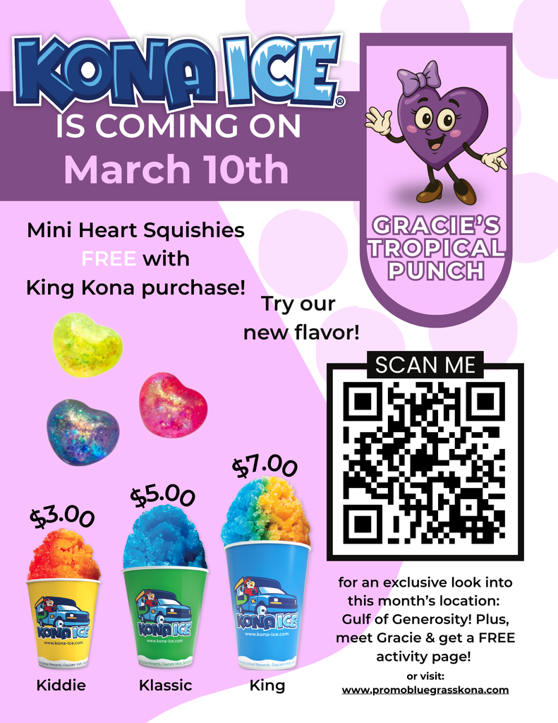 Kona Ice March 10th