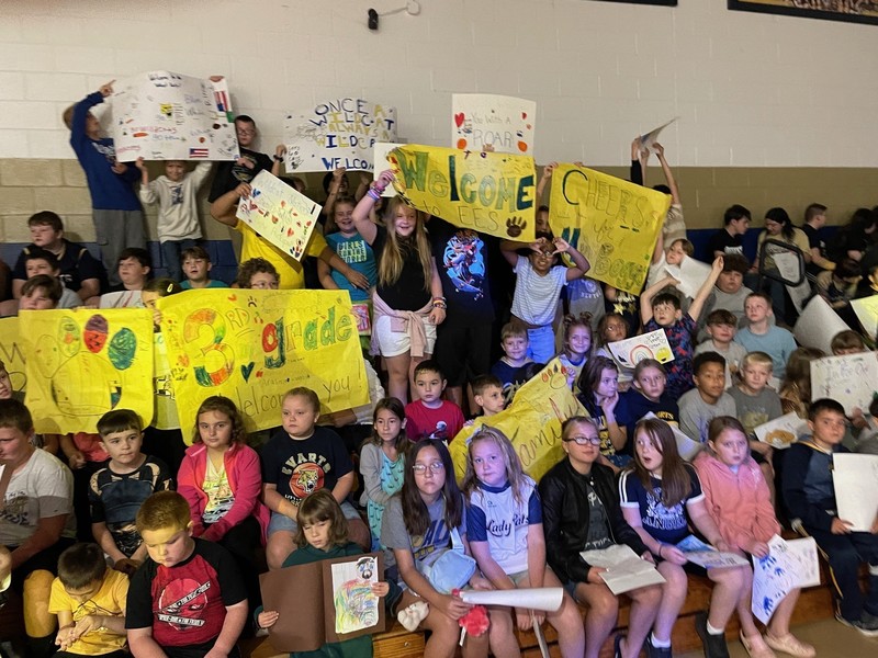 Students are excited about their new principal.