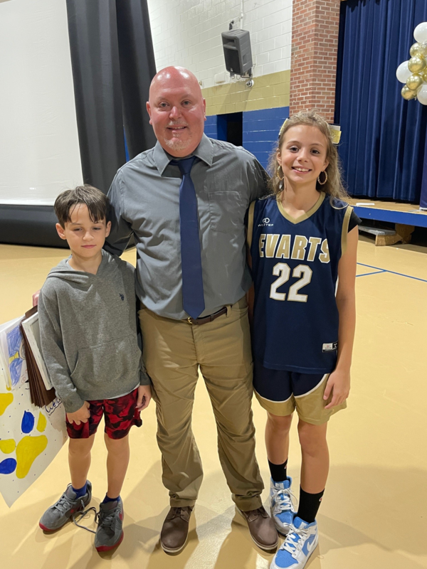 Boggs with his grandchildren, Ryder and Adalynn.