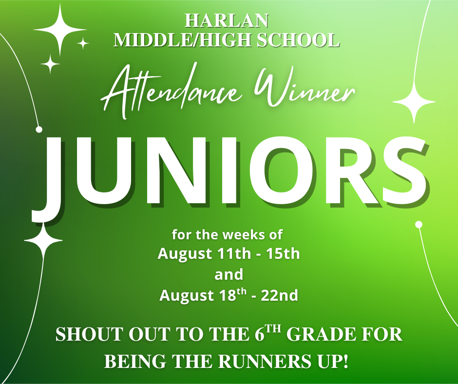 Juniors Attendance Winners