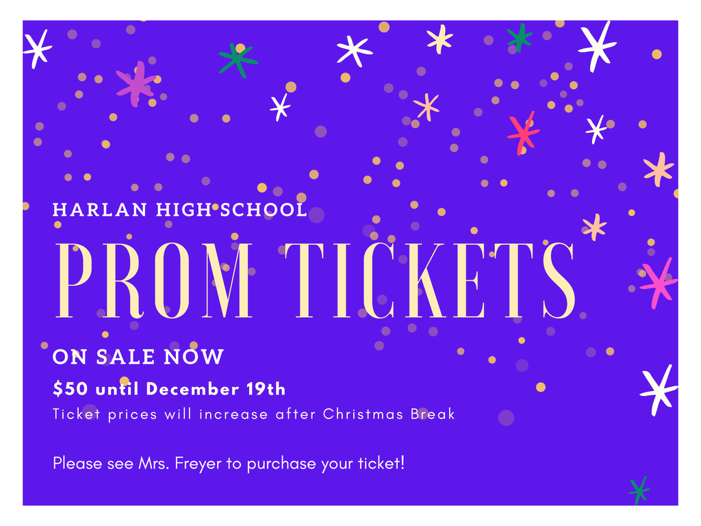 Prom Tickets on Sale 