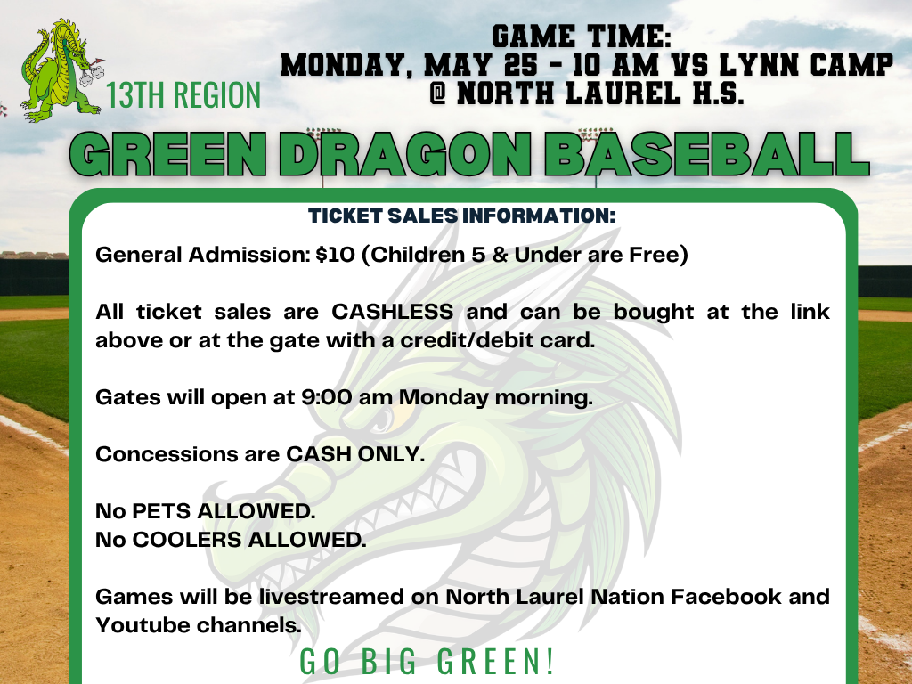 Regional Tournament information Baseball