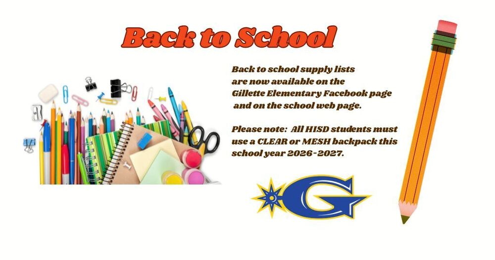 School Supply Lists