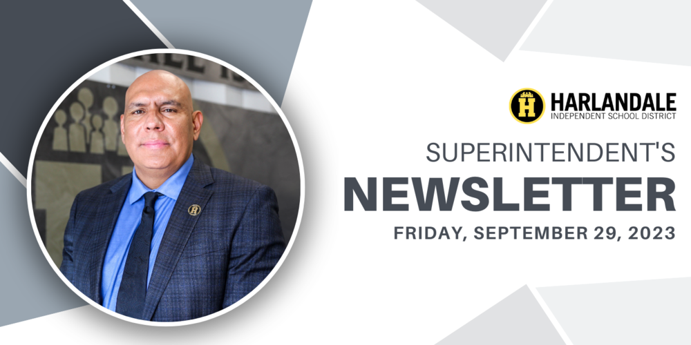 Superintendent's Newsletter: September 29